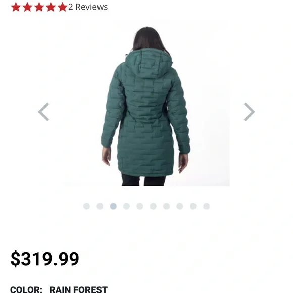 Women's Klim Lunar Stretch Jacket, dark green color - Picture 5 of 8